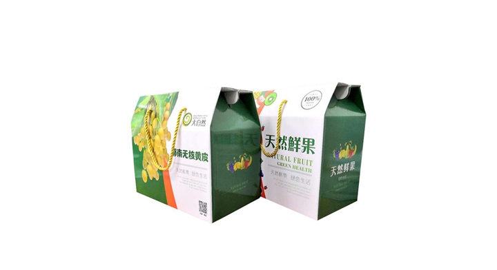 屋頂式手提繩包裝紙箱